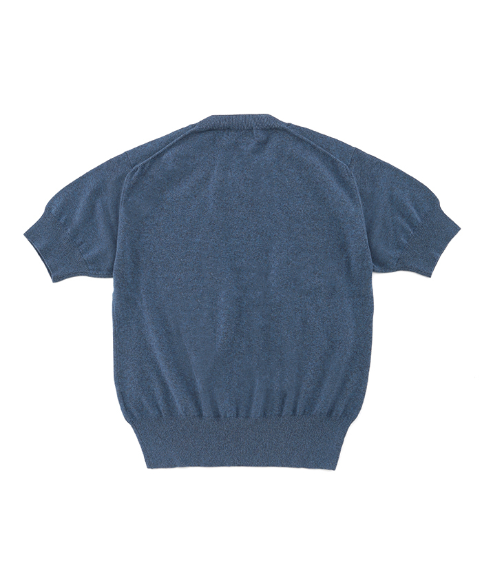 半袖メランジニット 10108 S/S Crew(M2550008)｜HANKYU MEN'S / 阪急メンズ