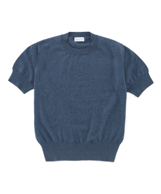 半袖メランジニット　10108 S/S Crew