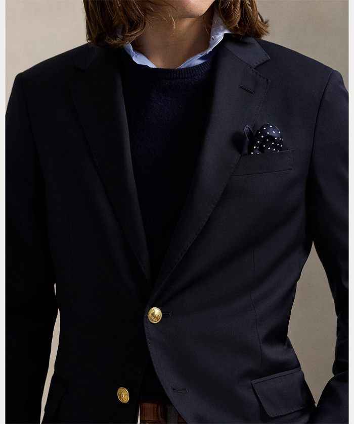 Polo ウール ツイル ブレザー MNPOSPC27620121(M255H031)｜HANKYU