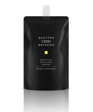 ボタニカル スカルプ ＆ ヘアシャンプー　つめかえ用【レモングラス & ブラックペッパーの香り】