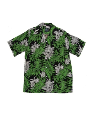 アロハシャツ　DukesLeavesGreen