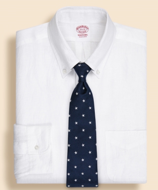 ◆JAPAN TRAD.◆ アイリッシュリネン 6つ釦 ドレスシャツ Traditional Fit