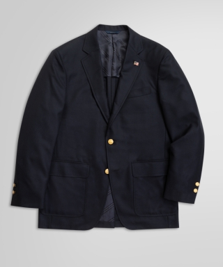 ホップサック 段返り3釦ブレザー Traditional Fit Made in USA　100210062