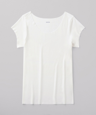 【袖短めボートネック】カットオフ（Tシャツ対応インナー）