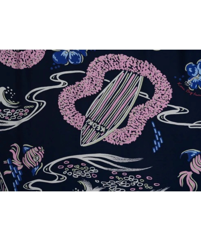 アロハシャツ SurfBoardNavy(M256K006)｜HANKYU MEN'S / 阪急メンズ