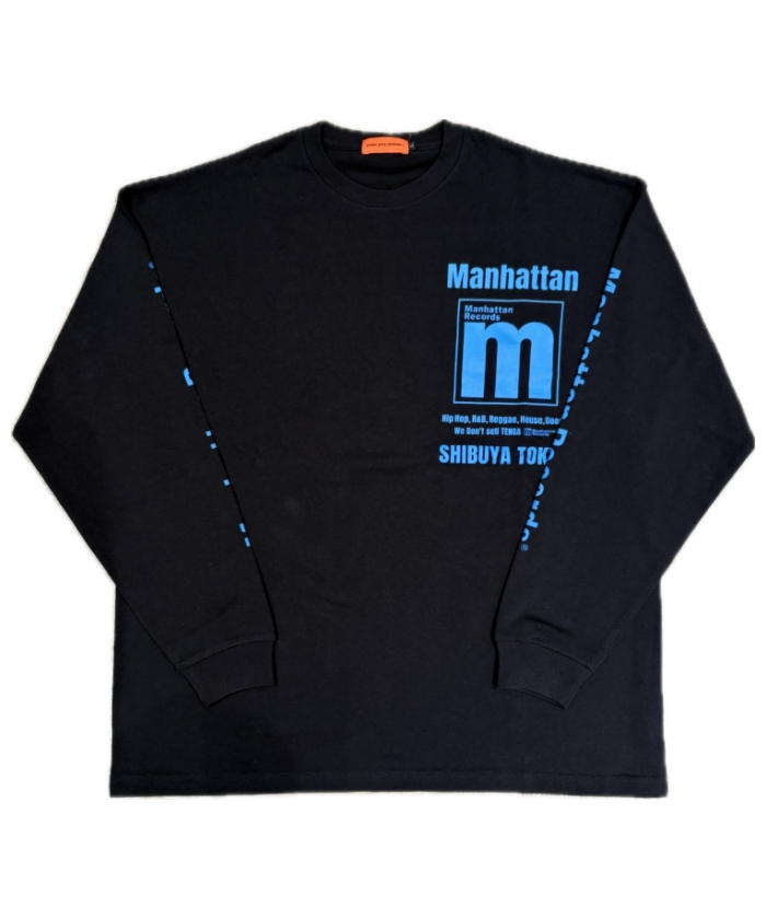 TENGA×Manhattan record×UMAMI LS TEE BLACK ManhattanUmami04