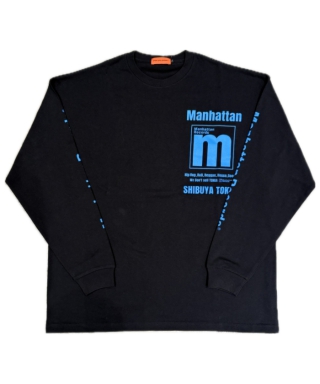 TENGA×Manhattan record×UMAMI LS TEE BLACK　ManhattanUmami04