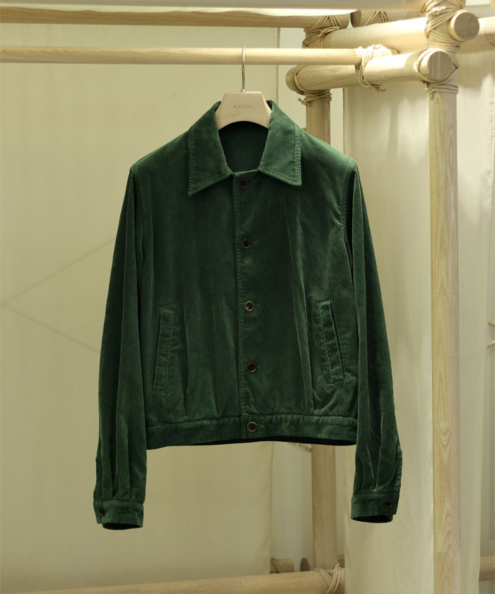 3サイズ PIGMENT DYED FINX CORDUROY BLOUSON Auralee 'Pigment