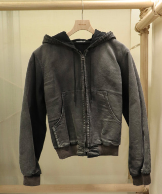 PRODUCT DYED ORGANIC COTTON DUCK SHORT ZIP PARKA　A25AB02CD