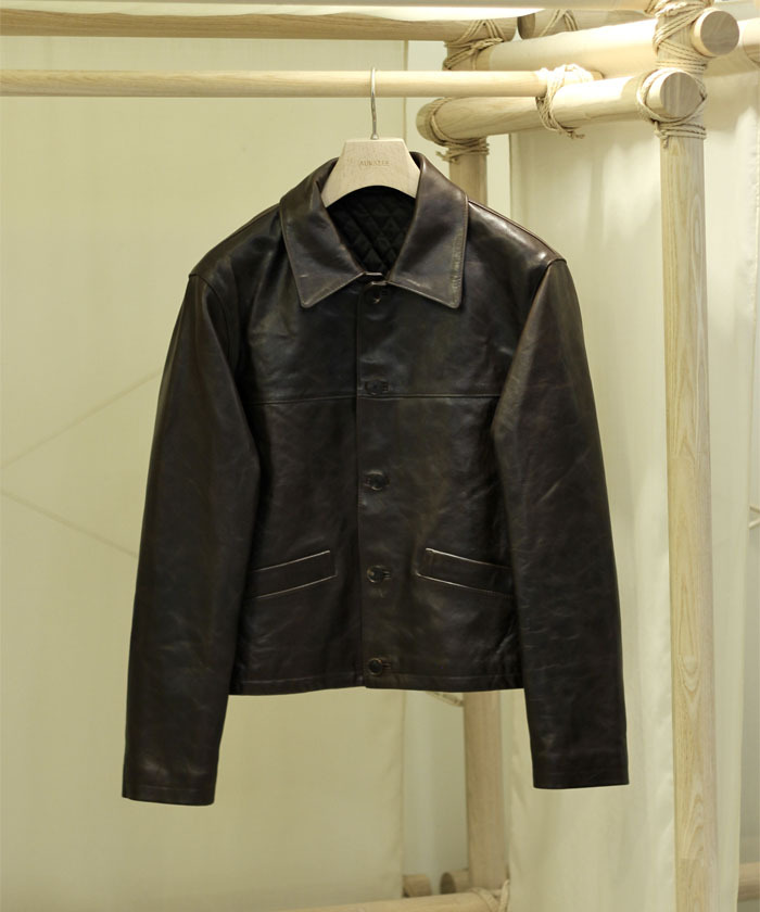 HEAVY LAMB LEATHER BLOUSON A25AB02LA(M2570041)｜HANKYU MEN'S