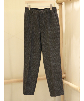 WOOL ALPACA SILK TWEED SLACKS　A25AP04LS
