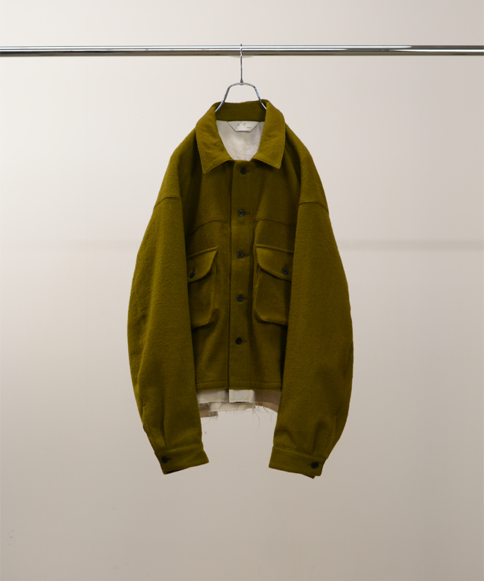 SHRINK WOOL LAYERING JACKET ANC-JK58-A(M257N027)｜HANKYU
