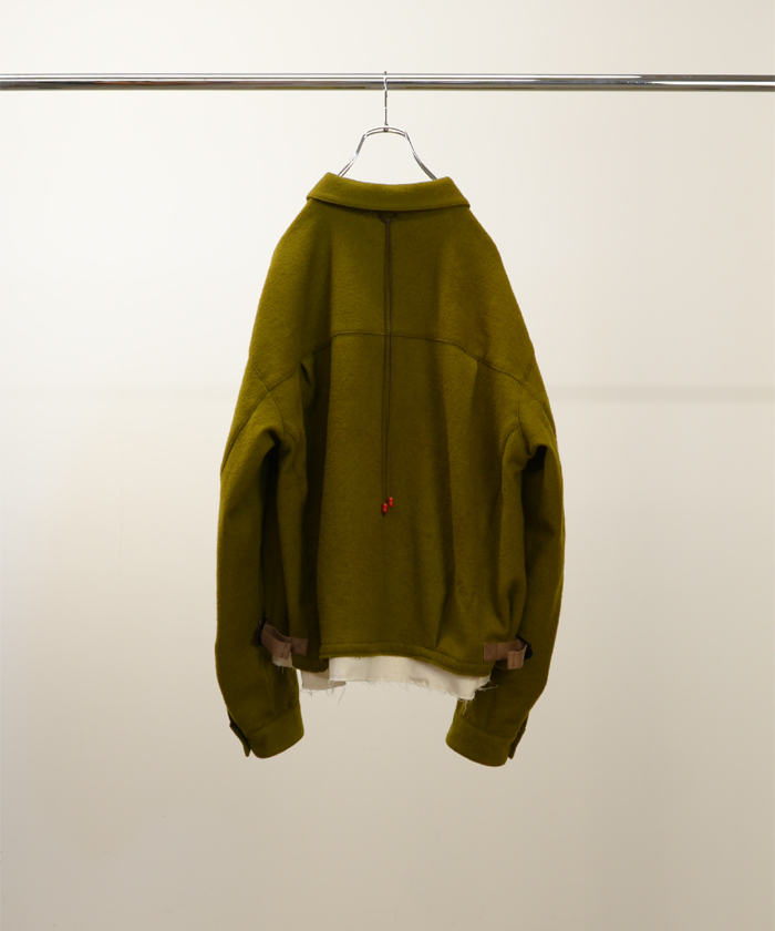 SHRINK WOOL LAYERING JACKET ANC-JK58-A(M257N027)｜HANKYU