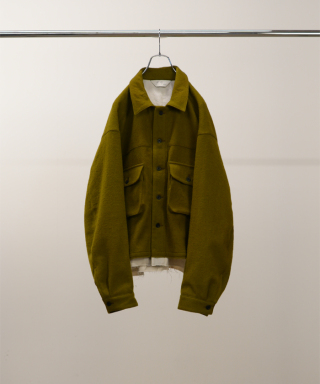 SHRINK WOOL LAYERING JACKET　ANC-JK58-A