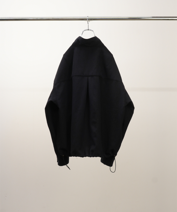 ジャケット・アウター ancellm WOOL PULL OVER SHIRT ANCELLM - WOOL PULL OVER SHIRT | BLACK | シャツ | NapsNote