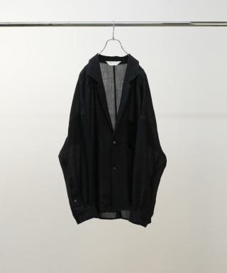 WOOL KERSEY TAILORED SHIRT　ANC-SH73-B