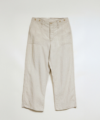 FRANCH WORKPANT ‐ LINEN CANVAS　80500050205