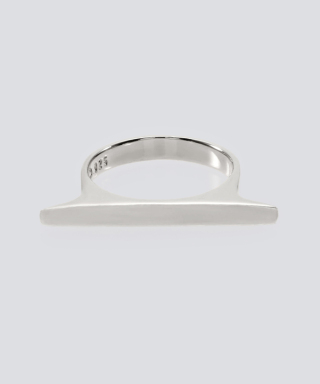 Surface 3D Ring with Hair Line　XOR107