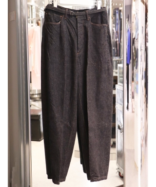 12.9oz Denim Narrow Belted Pants BHS25S003F25