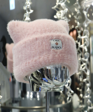 FLUFFY NYLON SQUARE HAT AW25-HAT10101