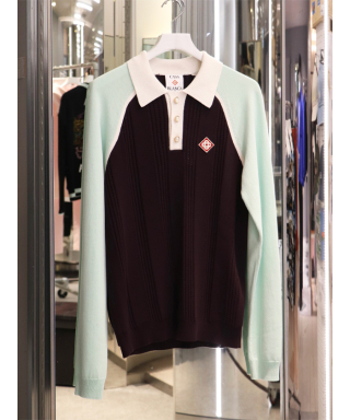 SPORTY LONG SLEEVE POLO AW25-KW113101