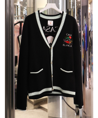 MERINO EMBROIDERY CARDIGAN PF25-KW100101