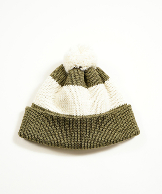 【予約販売】STRIPE BOBBLE HAT　80511166010