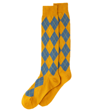 ホーズソックス Argyle wool Long men's