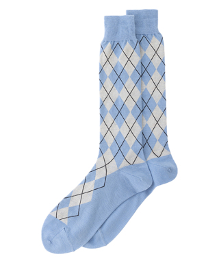 ホーズソックス Argyle wool Long men's