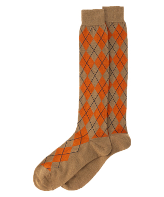 ホーズソックス Argyle wool Long men's