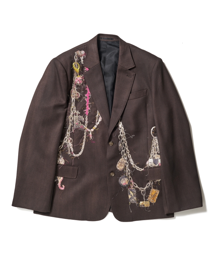 EMBROIDERED CHAIN TAILORED JACKET 25AW16JK74(M258N007