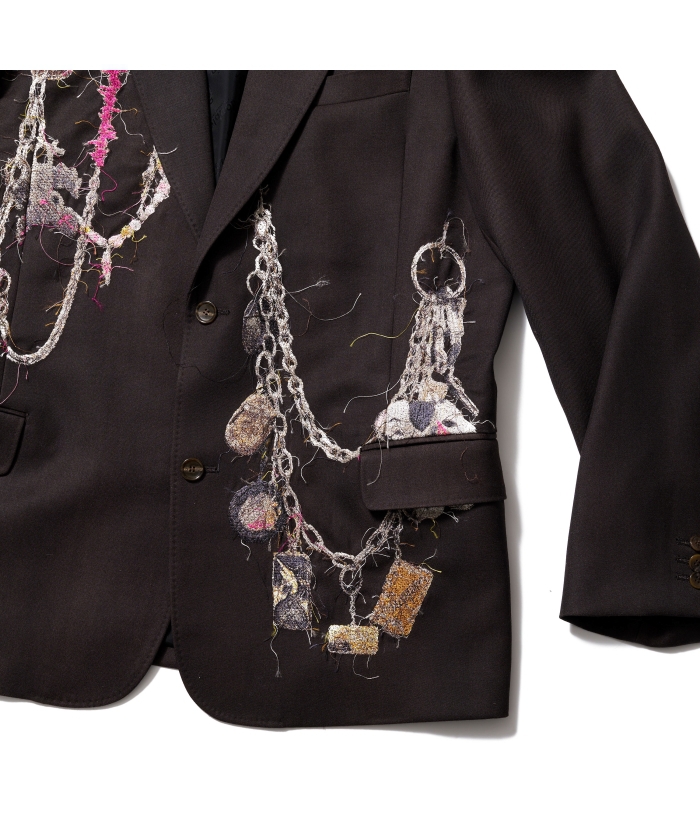 EMBROIDERED CHAIN TAILORED JACKET 25AW16JK74(M258N007)｜HANKYU