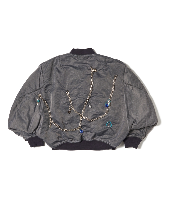 KEY CHAIN DECORATED BOMBER JACKET 25AW18BL223(M258N009