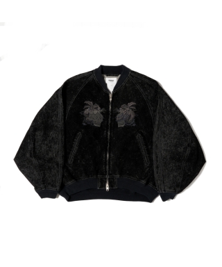 FLOCKED DEINM SOUVENIR JACKET　25AW20BL237