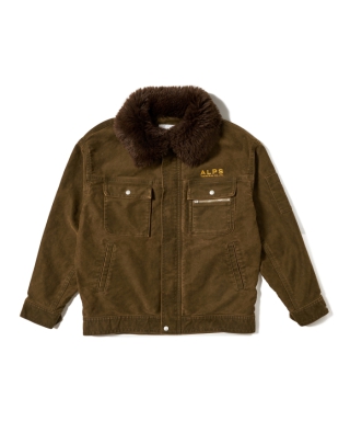 FAUX FUR-COLLAR WORKERS JACKET　25AW29BL240