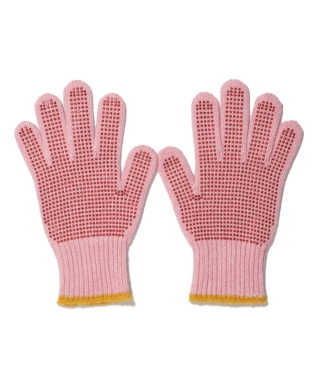 KNIT GLOVES WITH RHINESTONE　25AW88GV05-1