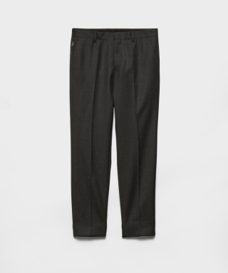 PRADA プラダ AD2022 ヴァージンウール センタープレス スラックス  