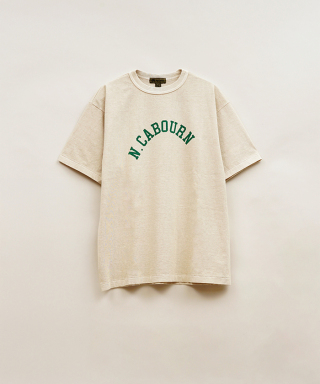 6oz PRINT T-SHIRT - N.CABOURN　80510021201
