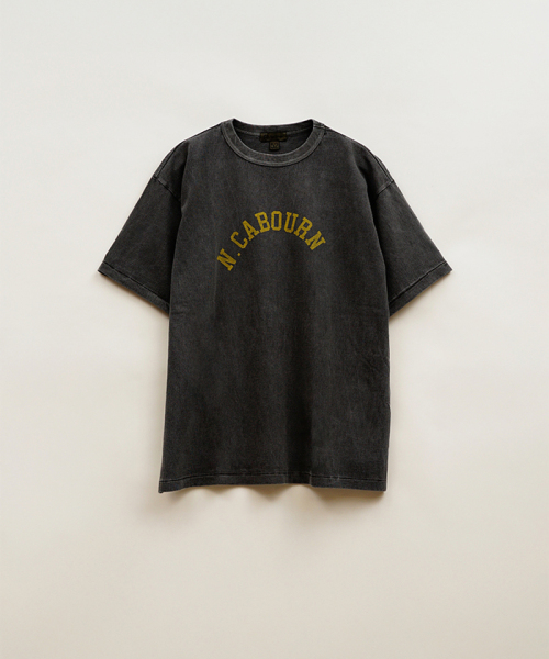 6oz PRINT T-SHIRT - N. CABOURN　80510021201