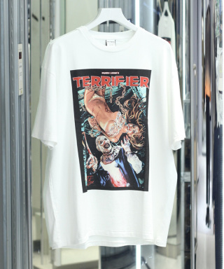 TERRIFIER / WASHED HEAVY WEIGHT CREW NECK T-SHIRT ( TYPE-1 )　TERRIFIER-WM-WT01