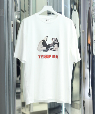 TERRIFIER / WASHED HEAVY WEIGHT CREW NECK T-SHIRT ( TYPE-3 )　TERRIFIER-WM-WT03
