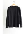 コットンカシミヤ ワッフル長袖クルー C03-05018(M258N257)｜HANKYU