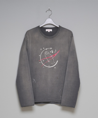 WASTED EXPLORER CREW LONG SLEEVE T-SHIRT　M25F9CS009