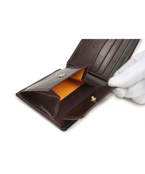 SHELL CORDOVAN 2（シェルコードバン2）小銭入れ付き二つ折り財布
