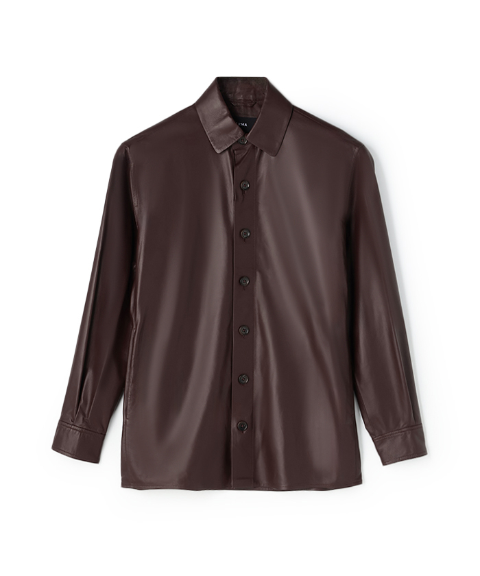 レザーシャツ LUSH-LAMB LEATHER(M259Y060)｜HANKYU MEN'S / 阪急メンズ