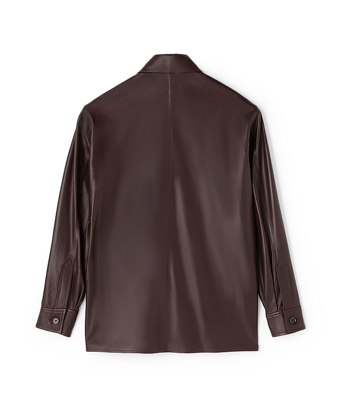 レザーシャツ LUSH-LAMB LEATHER(M259Y060)｜HANKYU MEN'S / 阪急メンズ