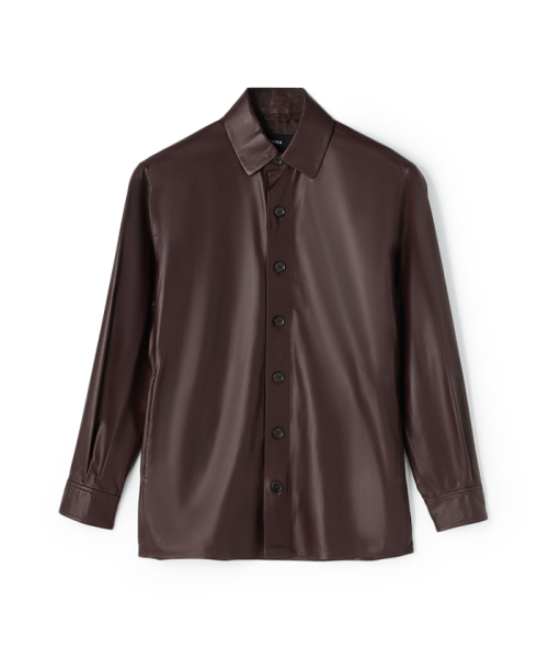 レザーシャツ LUSH-LAMB LEATHER レザーシャツ LUSH-LAMB LEATHER