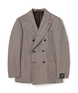 ブラウンチェックダブル　T.S-WA2376-604D