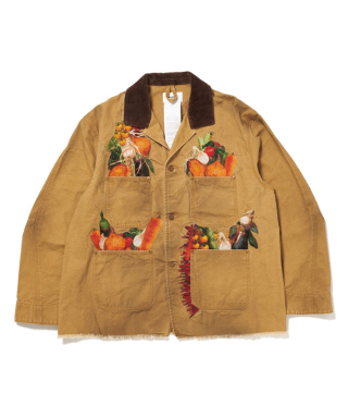 VEGETABLE EMBROIDERY WORK JACKET　26SS19BL249
