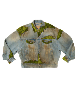 MOSS-GROWN WOOD DENIM JACKET　26SS20BL250